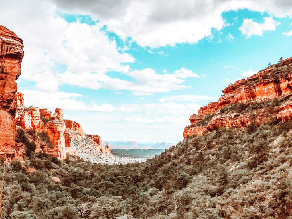 View from Fay Canyon in Sedona