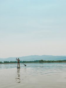 SUP at McIntosh Lake