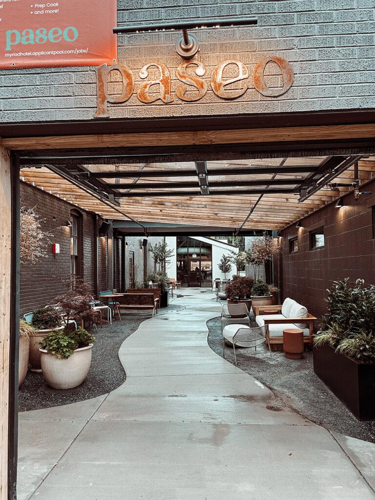 Outdoor Space at Paseo