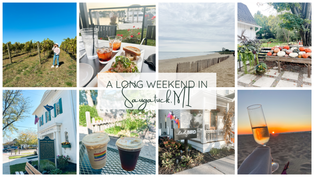 A Long Weekend in Saugatuck, MI